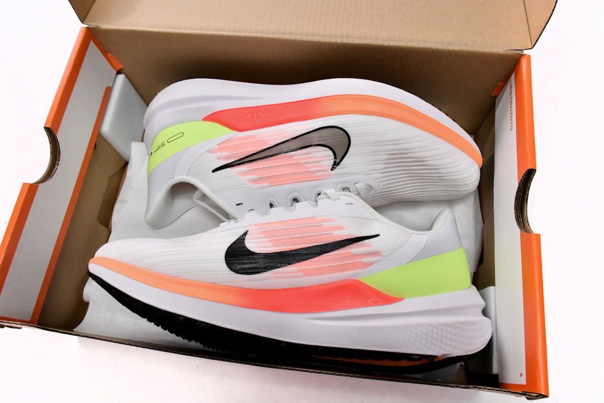 耐克W9低帮跑步鞋 白橙-9 Nike Air Winflo 9 White Orange