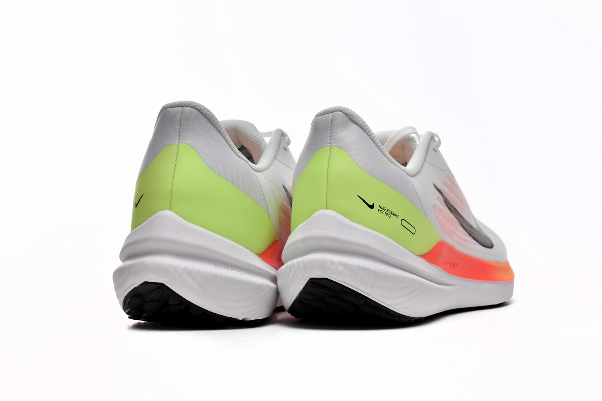 耐克W9低帮跑步鞋 白橙-9 Nike Air Winflo 9 White Orange