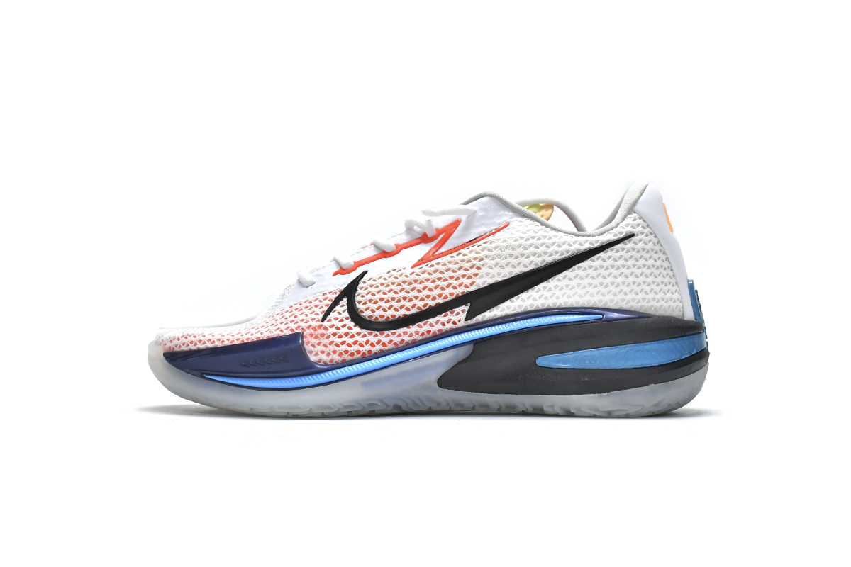 耐克Zoon实战篮球鞋 白蓝橙  Nike Air Zoom G.T. Cut White Laser Blue