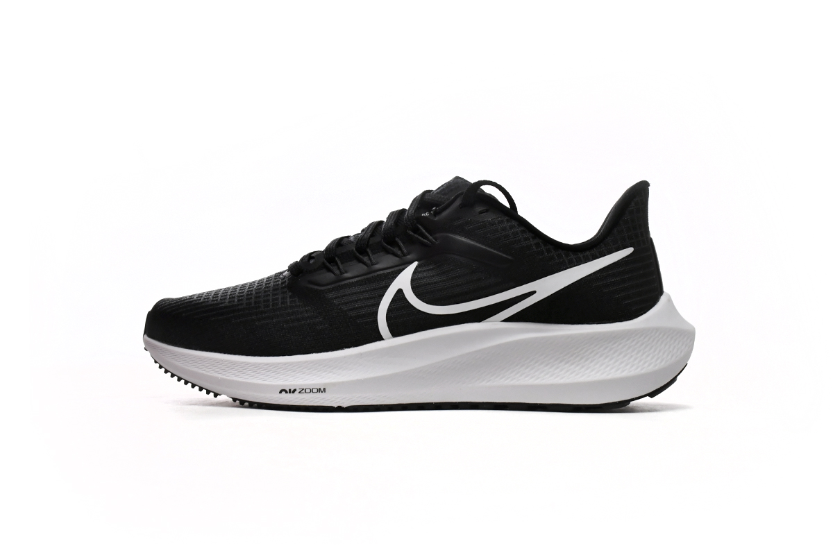 耐克飞马39代低帮跑步鞋 黑白-1 Nike Air Zoom Pegasus 39 Black Dark Smoke Grey