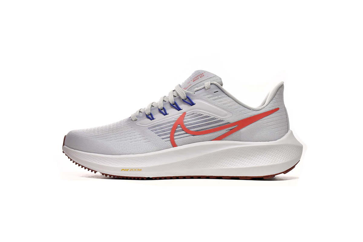 耐克飞马39代低帮跑步鞋 蓝红-15 Nike Air Zoom Pegasus 39 Grey Bright Crimson