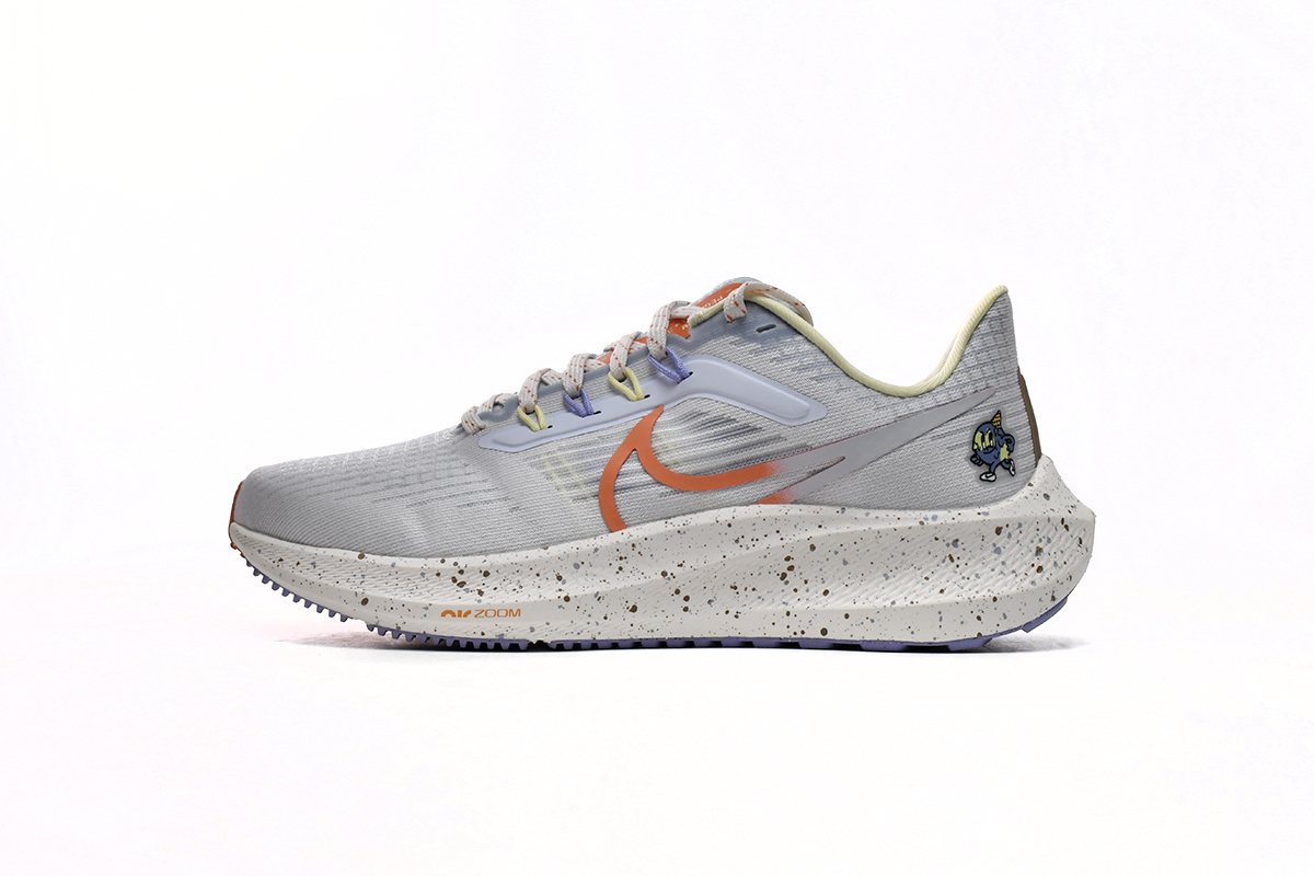 耐克飞马39代低帮跑步鞋 浅蓝-12 Nike Air Zoom Pegasus 39 Light Thistle Safety Orange