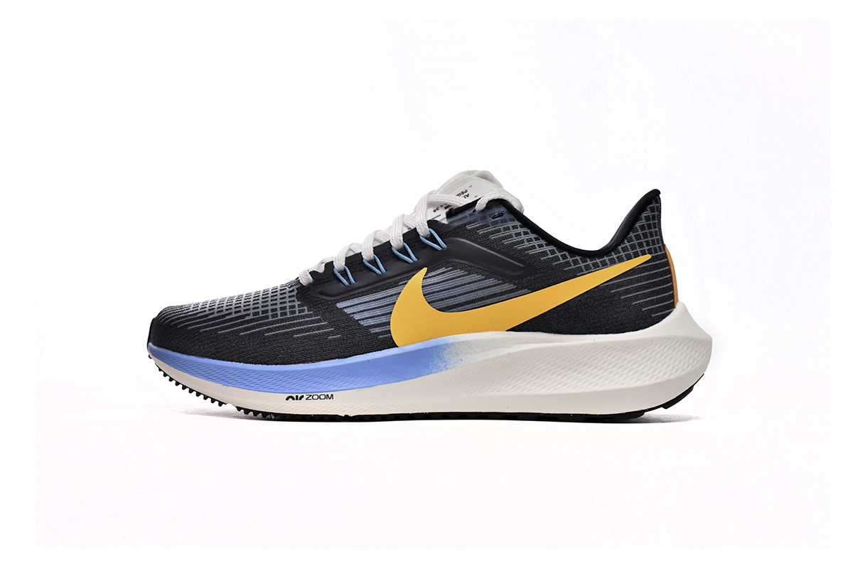 耐克飞马39代低帮跑步鞋 黑蓝黄-2 Nike Air Zoom Pegasus 39 Obsidian Yellow