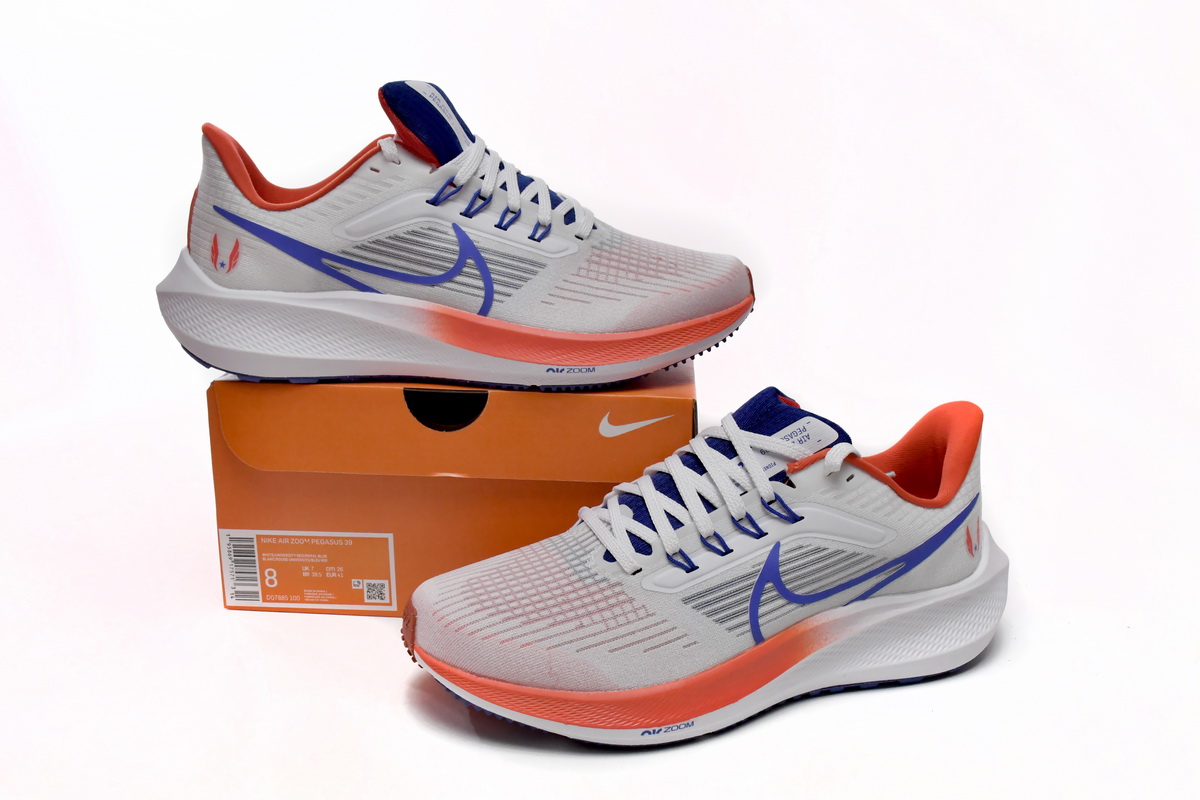 耐克飞马39代低帮跑步鞋 白红蓝-6 Nike Air Zoom Pegasus 39 USATF