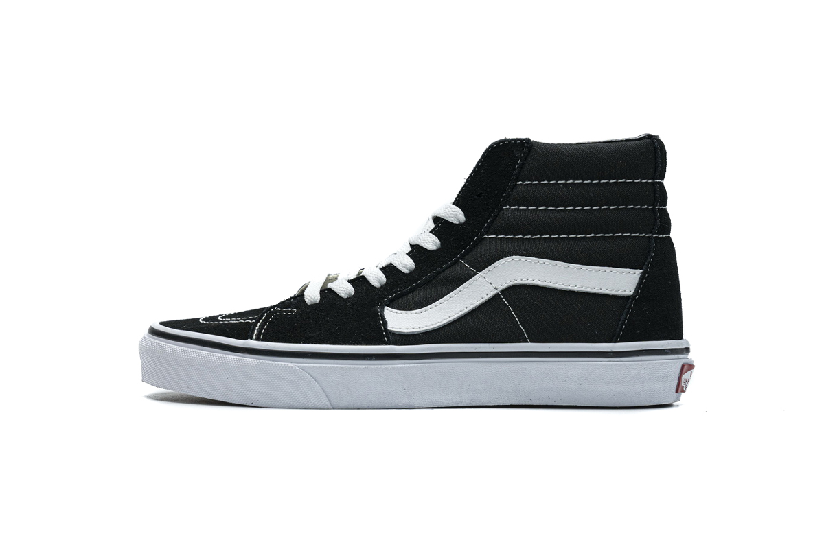 万斯 黑白高帮B8C1 Vance Classic ComfyCush Sk8-Mid