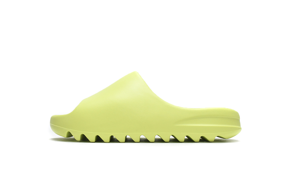 椰子拖鞋 荧光绿6138 adidas Yeezy Slide Fluorescent Green