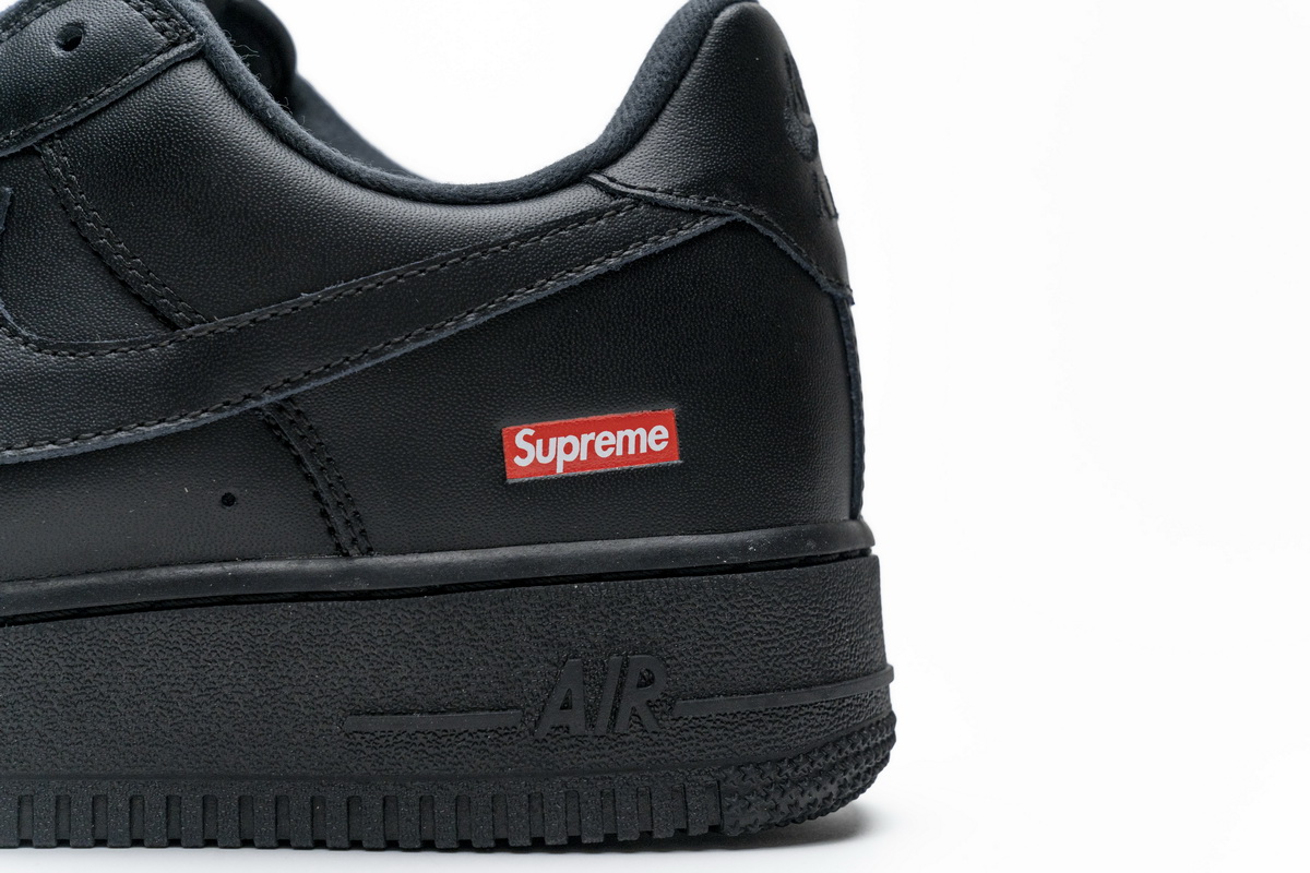 TS空军 SUP黑色 Nike Air Force 1 Low  Supreme Black