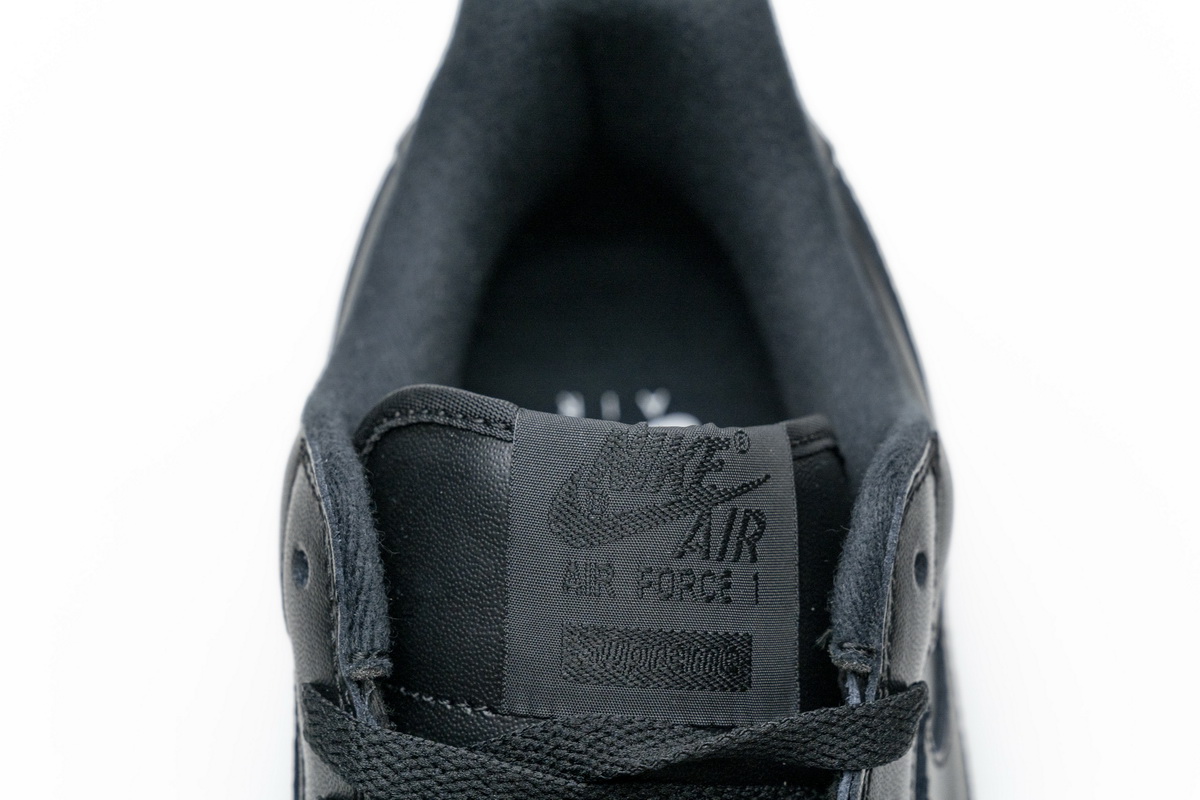 TS空军 SUP黑色 Nike Air Force 1 Low  Supreme Black