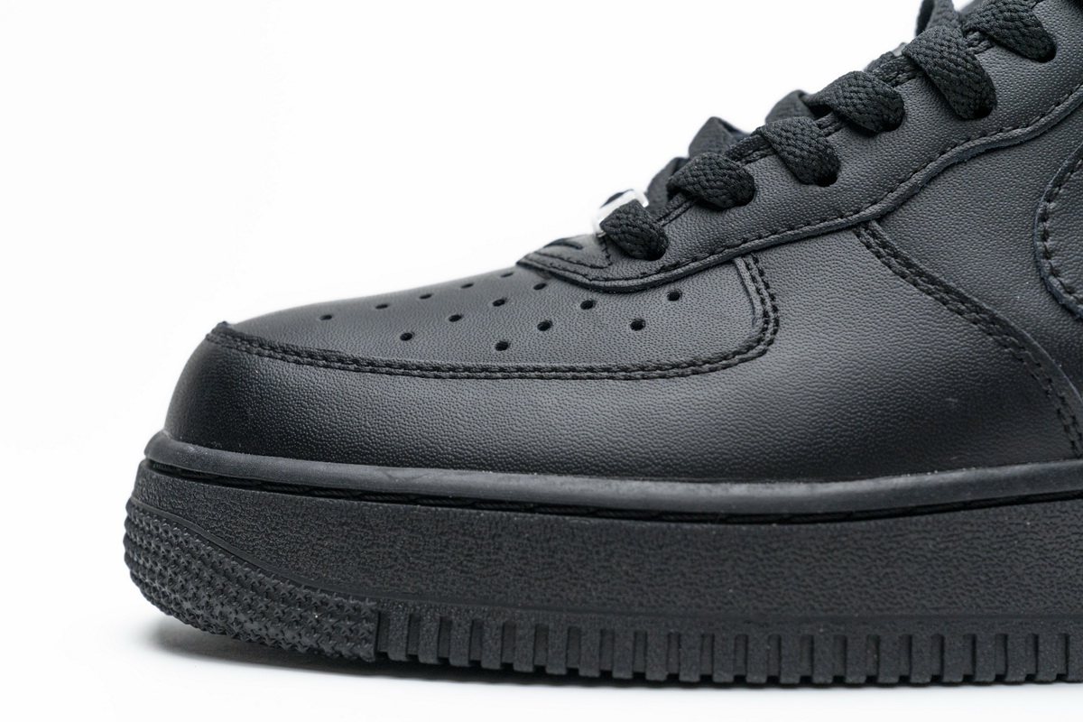 TS空军 SUP黑色 Nike Air Force 1 Low  Supreme Black