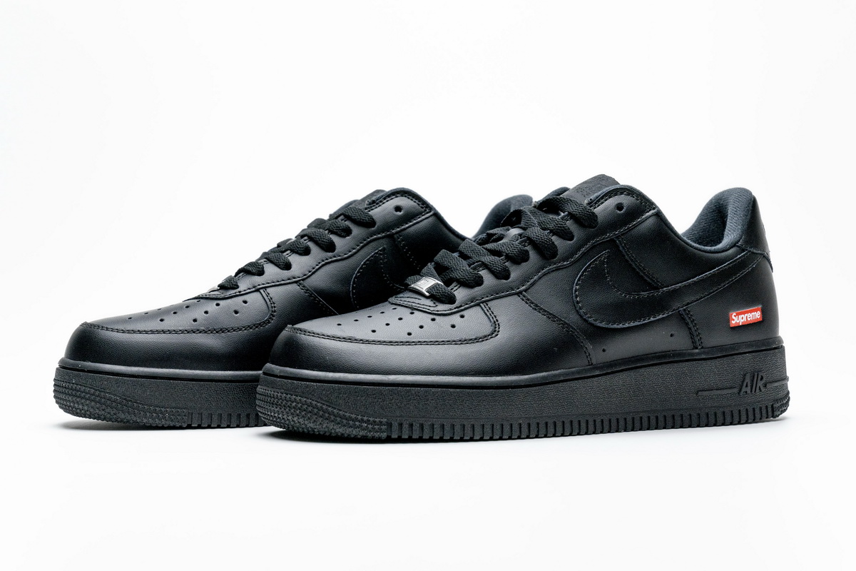 TS空军 SUP黑色 Nike Air Force 1 Low  Supreme Black