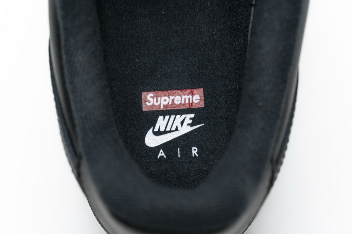 TS空军 SUP黑色 Nike Air Force 1 Low  Supreme Black