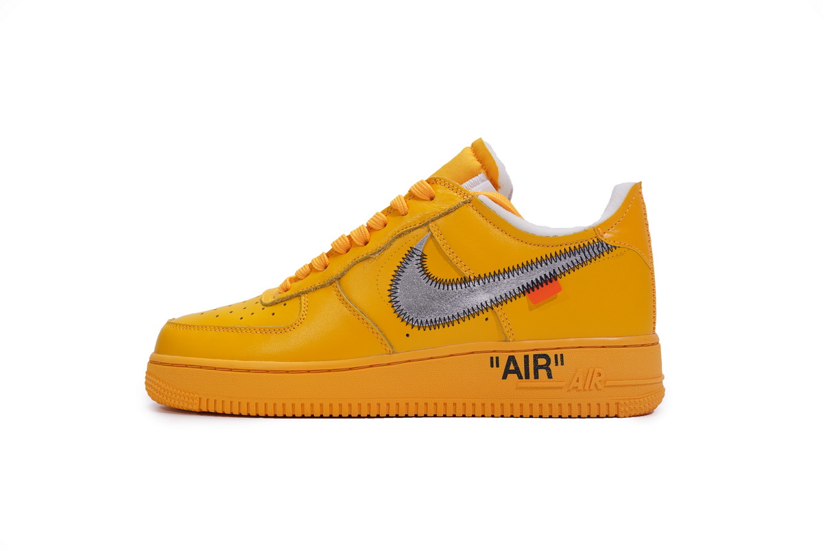 STOS空军 黄皮 OFF WHITE X Nike Air Force 1 Low  University Gold