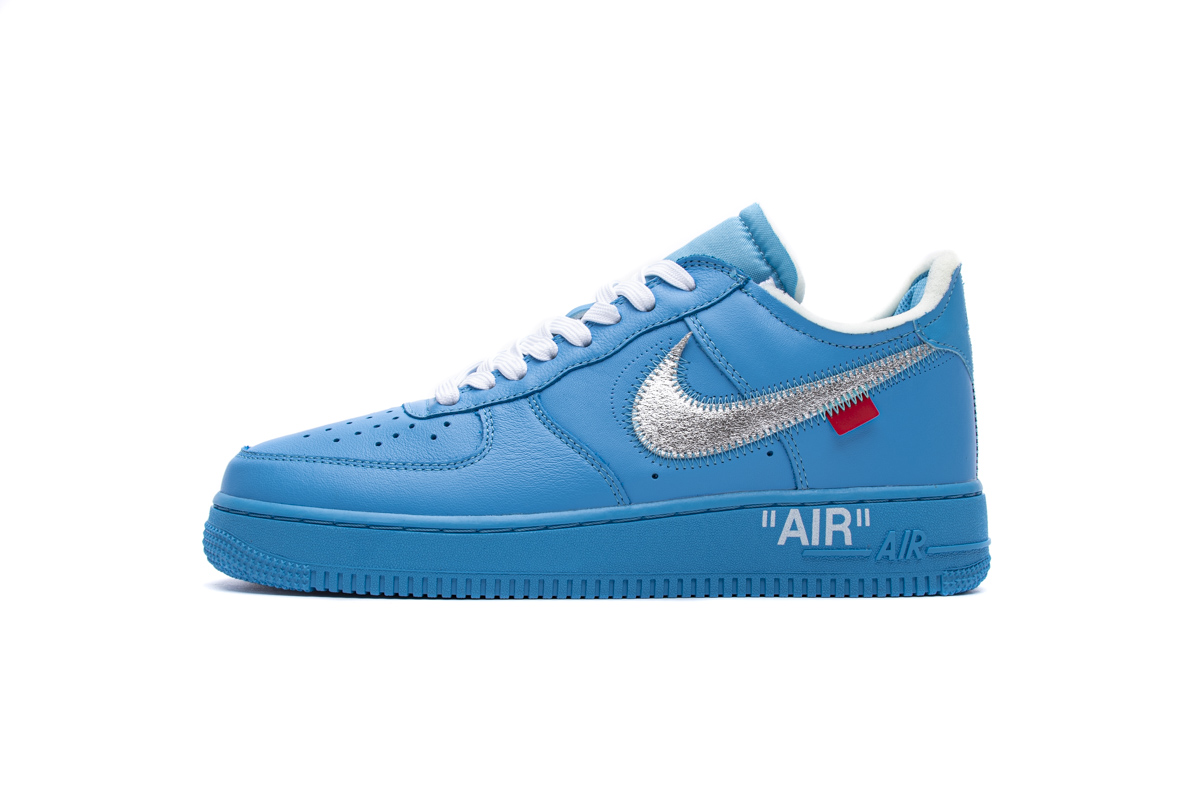 STOS空军 蓝色 OFF WHITE X Nike Air Force 1 Low  Low MCA University Blue