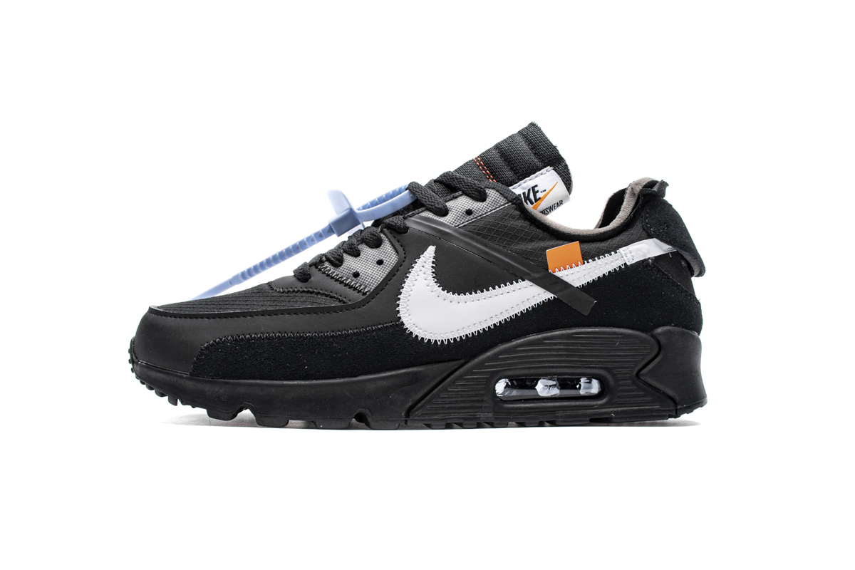 STOS 90 全黑OW OFF-WHITE x Nike Air Max 90  Black