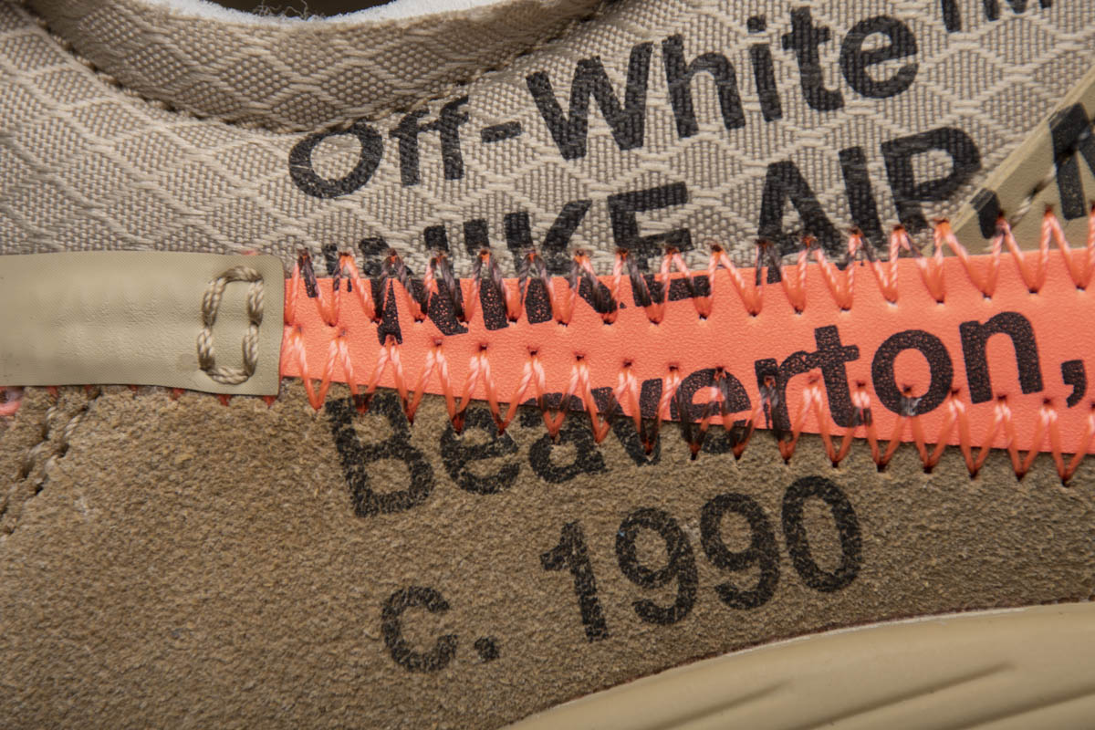 STOS 90 沙漠色OW OFF-WHITE x Nike Air Max 90  Desert Ore