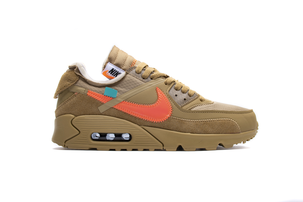 STOS 90 沙漠色OW OFF-WHITE x Nike Air Max 90  Desert Ore