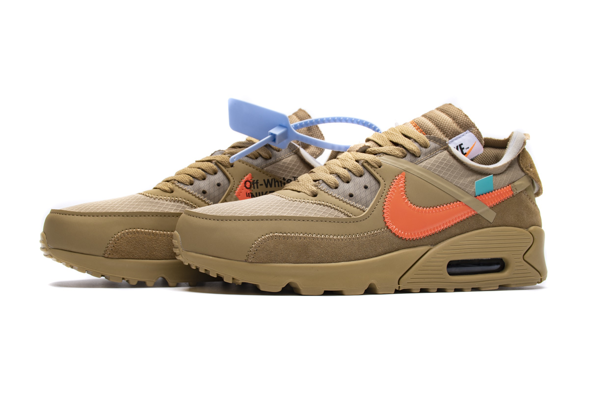 STOS 90 沙漠色OW OFF-WHITE x Nike Air Max 90  Desert Ore